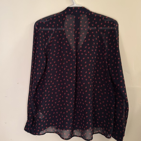 Maurice’s Navy Blue Blouse Size M - Picture 2 of 4